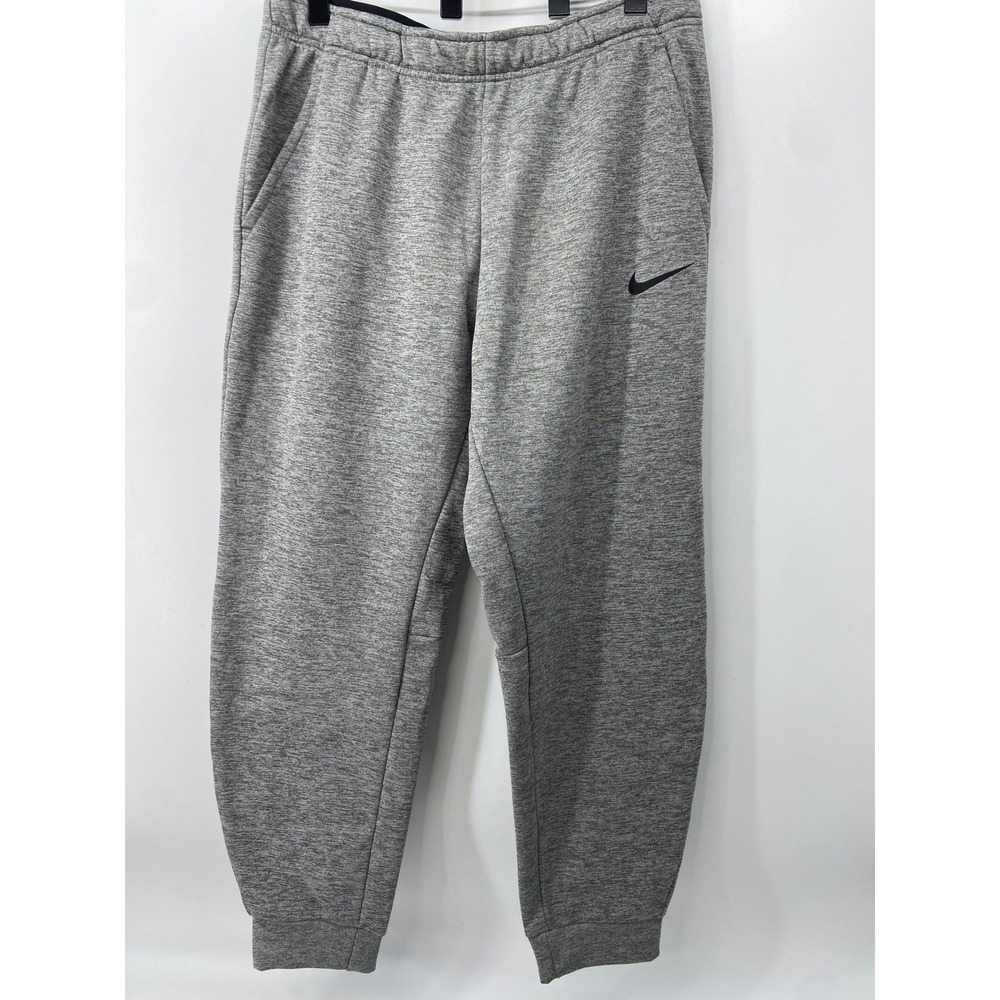Nike Sweat Pants Mens XL Gray Athletic Fleece Joggers Gym Running Active Train
